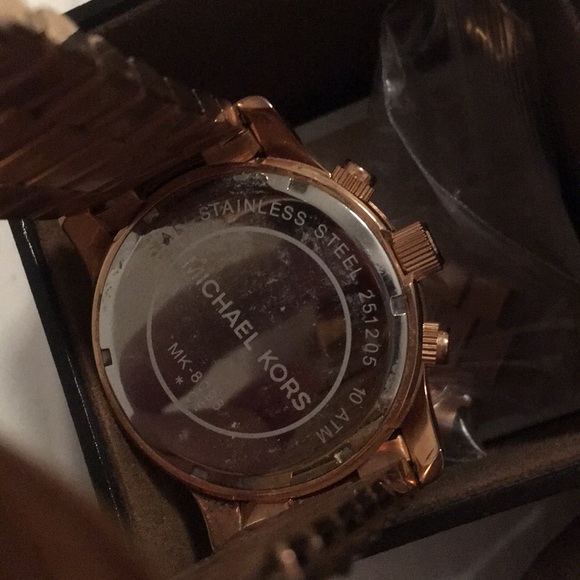 Rose Gold Michael Kors Oversized Watch - Picture 4 of 4